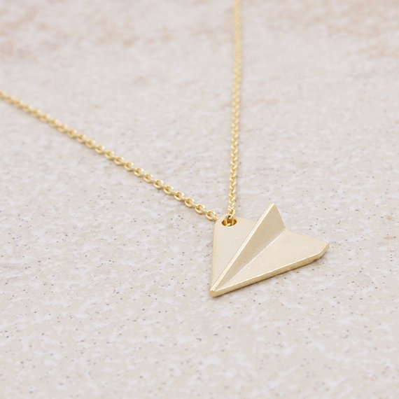 collier origami or