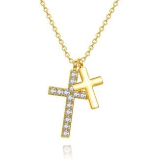 collier croix femme