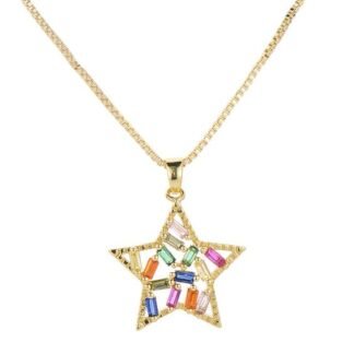 collier etoile swarovski