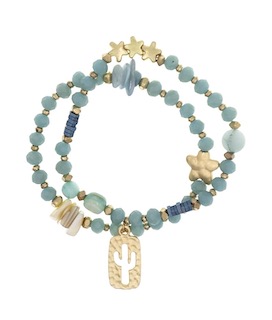 bracelet createur turquoise