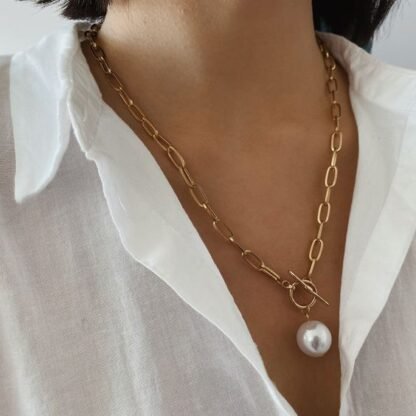 Collier perle fantaisie tendance 2024