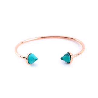 bracelet jonc fantaisie turquoise