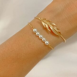 bracelet plume femme pas cher