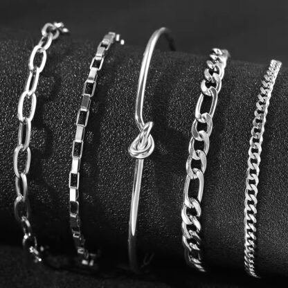 bracelets tendance pour femme en acier inoxydable