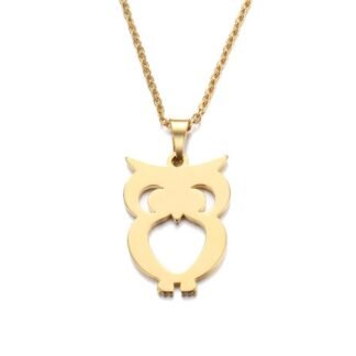 collier hibou cadeau