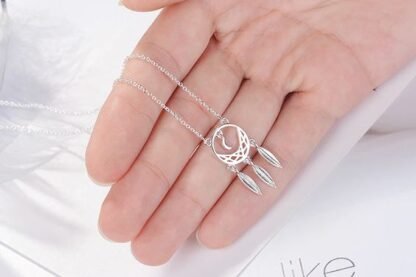 collier attrapereves argent femme