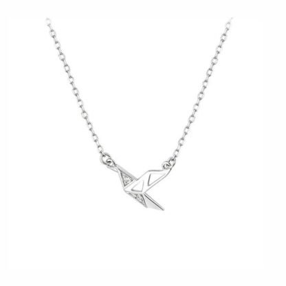 collier origami argent 925