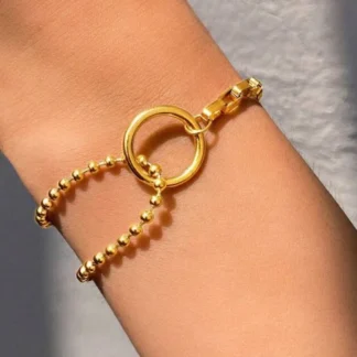 bracelet fantaisie avec cercle