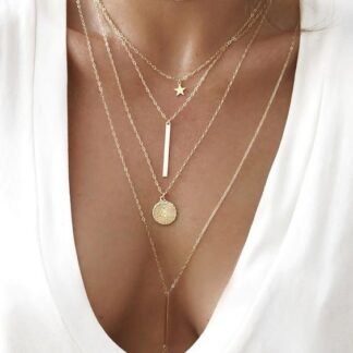 collier multirang tendance