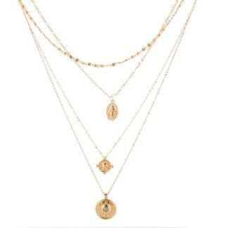 collier 4 rangs tendance