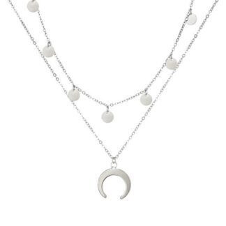 Collier deux rangs corne