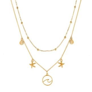 collier vague tendance