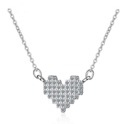 collier coeur argent 925