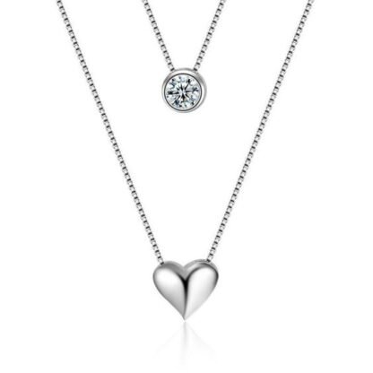 collier coeur argent 925 cadeau