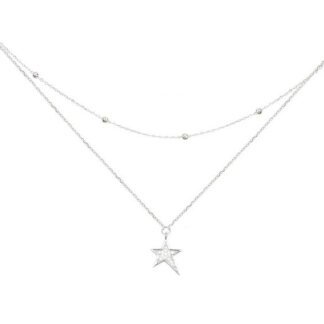 collier deux rangs argent 925