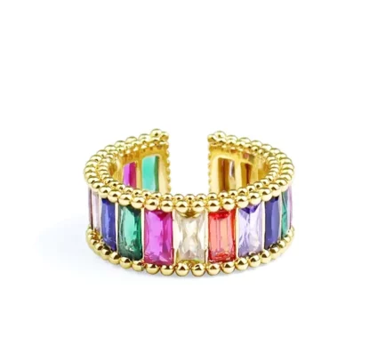 bague multicolore