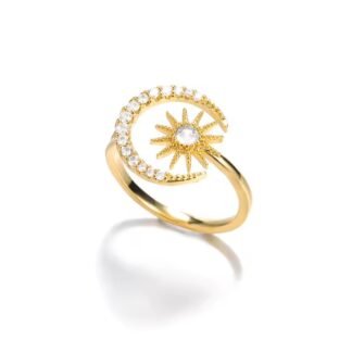 bague lune originale