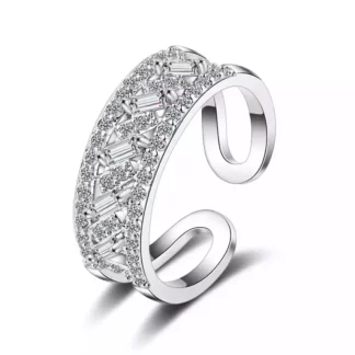 bague argent zircon