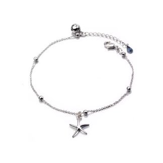 bracelet etoile de mer argent