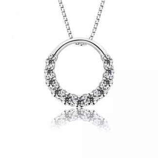 collier cercle oxyde de zirconium