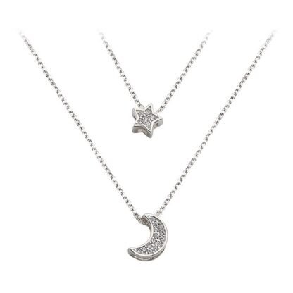 collier lune argent cadeau original