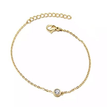 Bracelet fin oxyde zirconium
