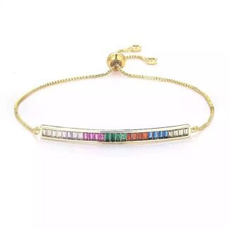 bracelet femme barre zircon