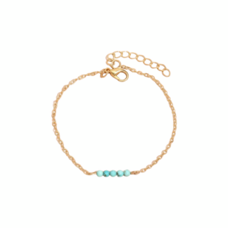 bracelet fin turquoise