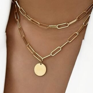 Collier deux rangs tendance 2024