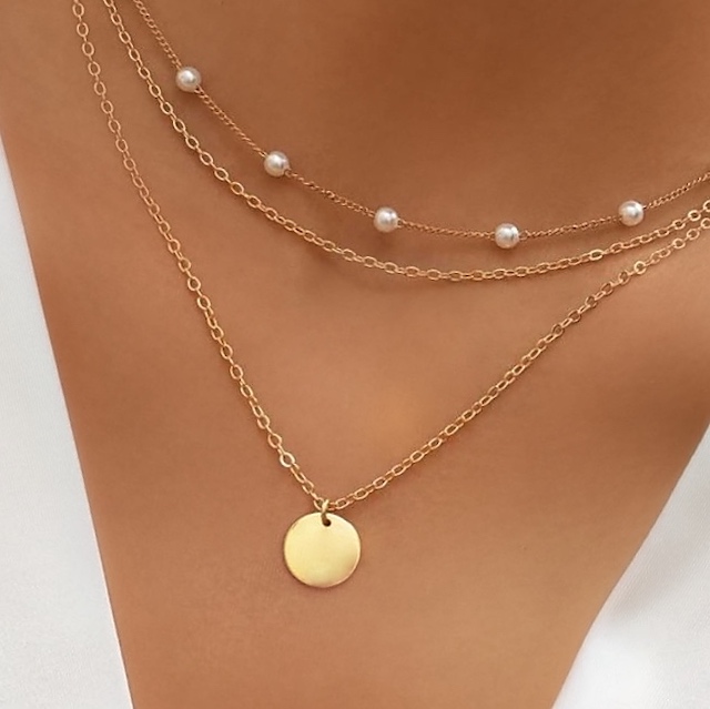 collier fantaisie perles tendance