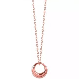 collier cercle or rose