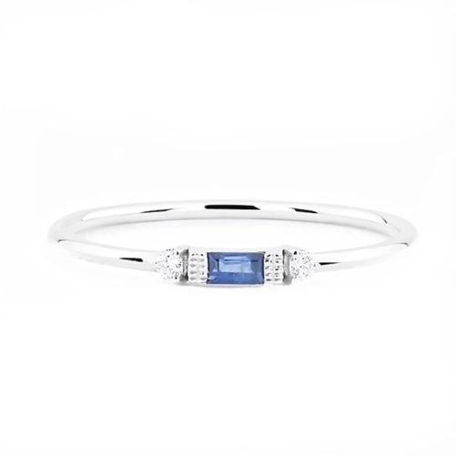 bague fine argenté