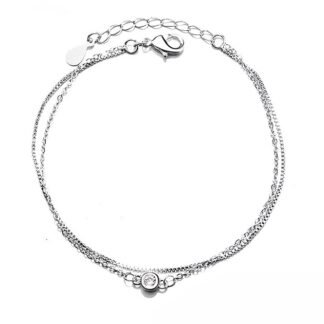 bracelet fin argent tendance