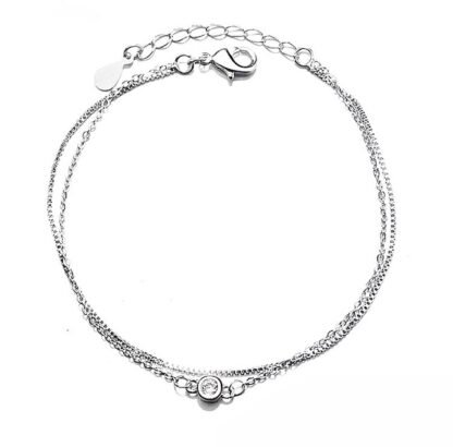 bracelet fin argent tendance