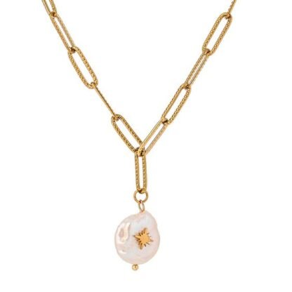 collier perle tendance