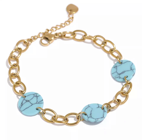 bracelet turquoise femme
