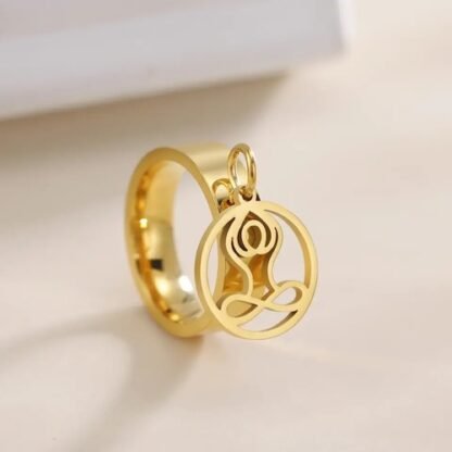 bague yoga femme