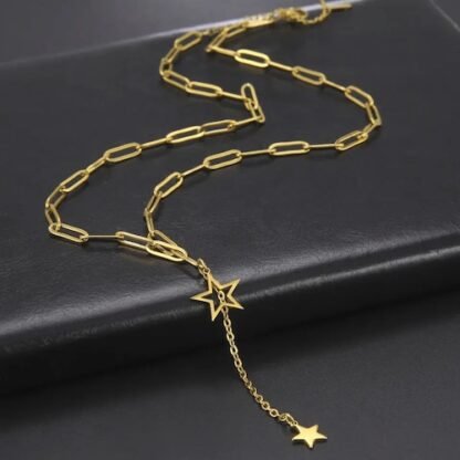 Collier cravate étoile – Image 3