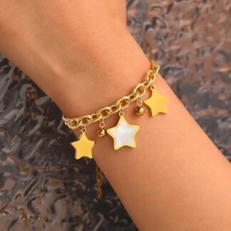 bracelet breloques etoile