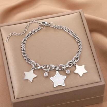 bracelet breloques etoiles