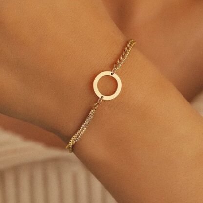 bracelet cercle acier inoxydable