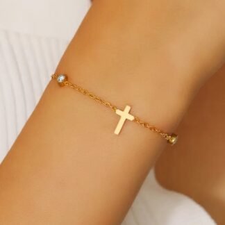 bracelet croix cadeau