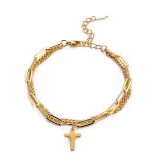 Bracelet croix tendance