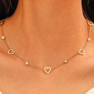 Collier coeur femme