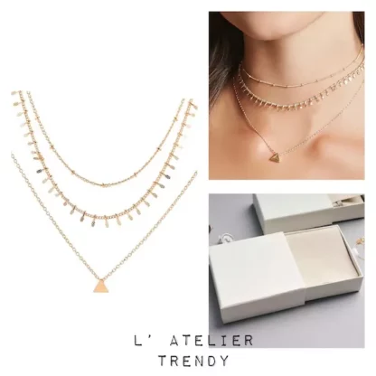 Collier avec pampilles tendance 2024