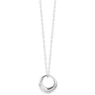 collier pendentif cercle argent