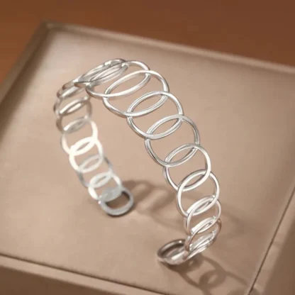 bracelet jonc fantaisie cercles