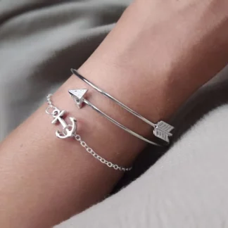 ensemble de deux bracelets ancre