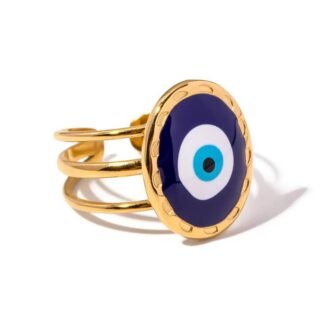 bague oeil bleu pour femme