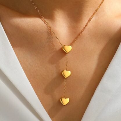 collier forme y coeur